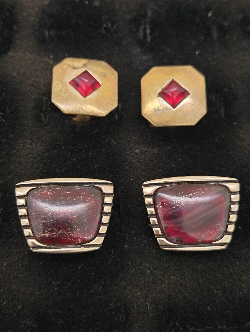 Vintage Hickok U.S.A. Cufflinks Two Pairs